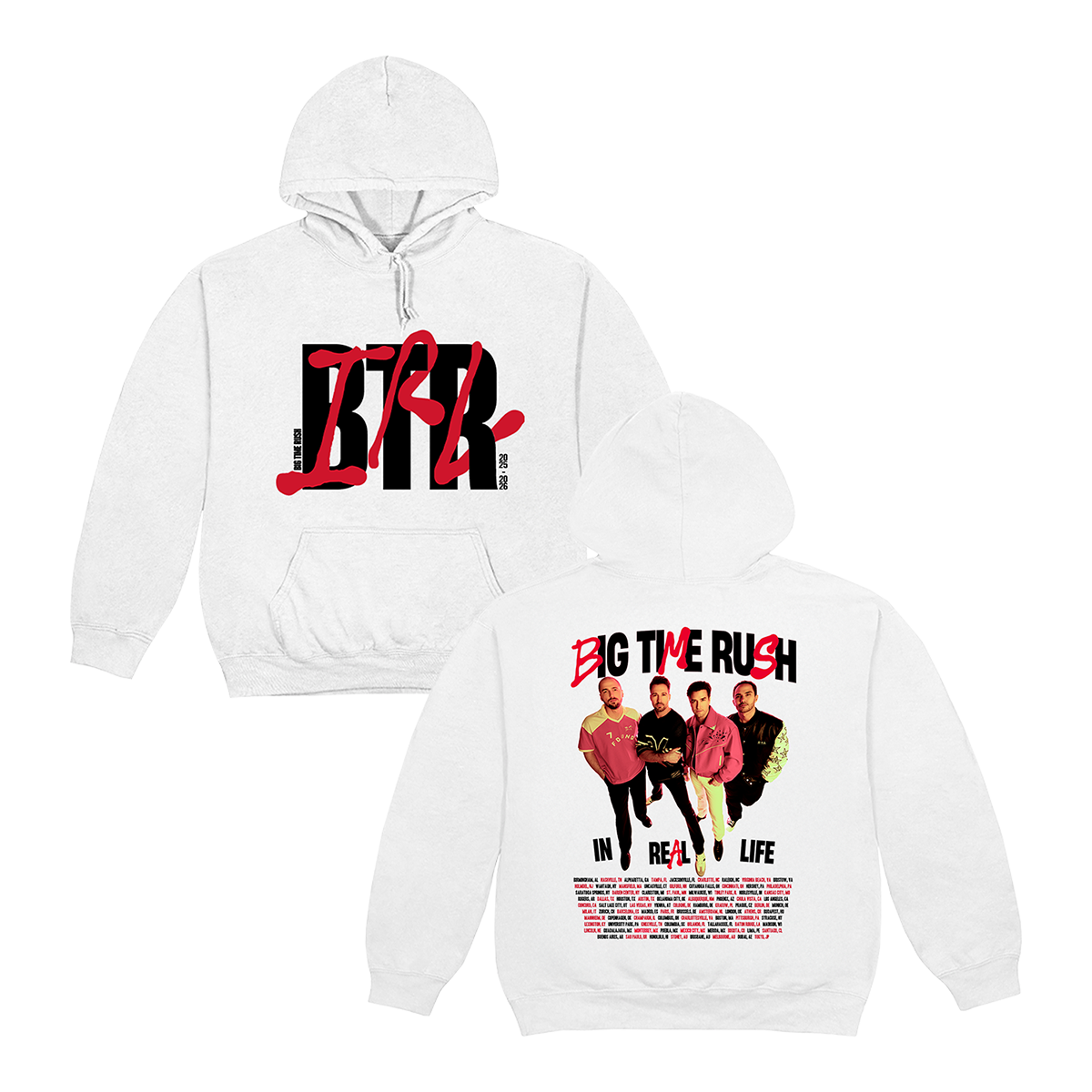 BTR In Real Life Worldwide Tour Hoodie