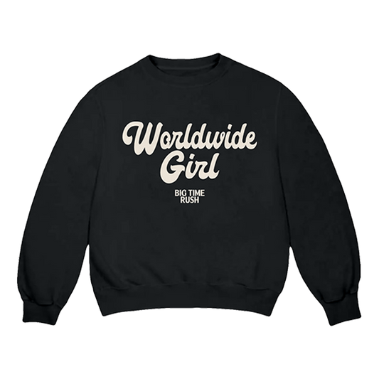 BTR In Real Life Worldwide Tour Worldwide Girl Crewneck