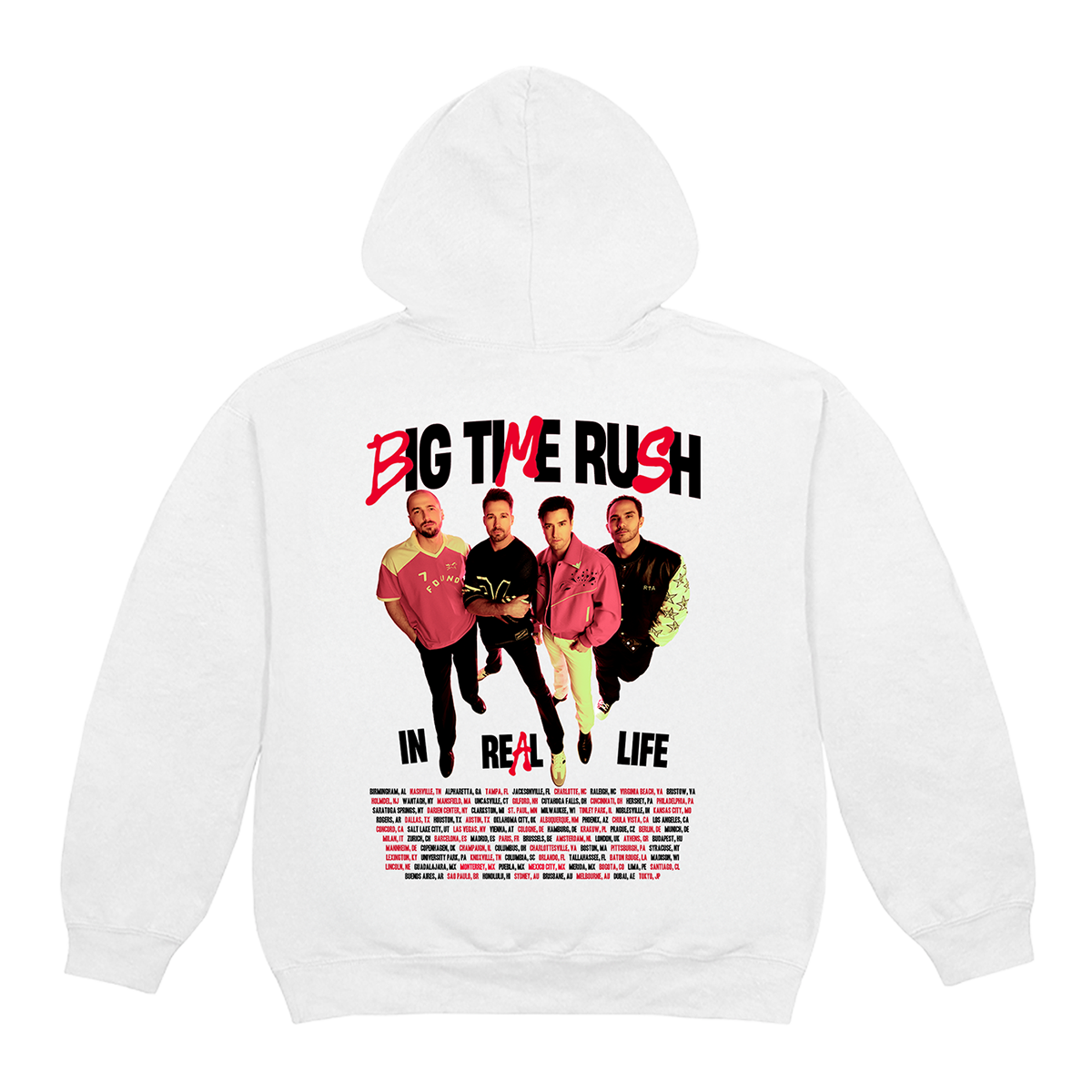BTR In Real Life Worldwide Tour Hoodie